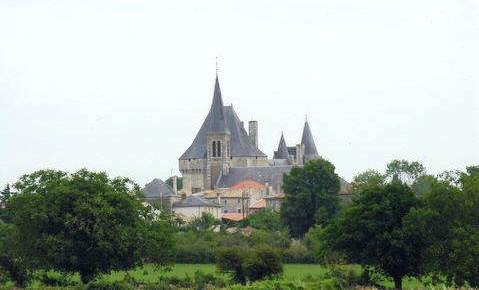 view with the church